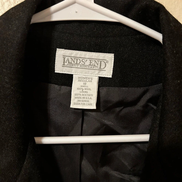 Vintage 100% wool jacket Land’s End - Picture 8 of 8